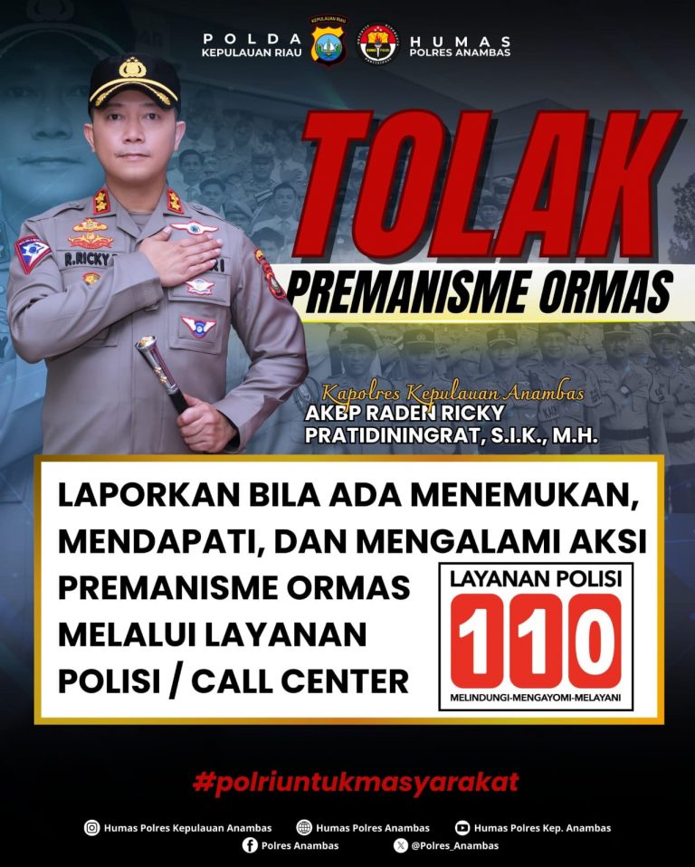 Kapolres Anambas Tolak Premanisme Berkedok Ormas
