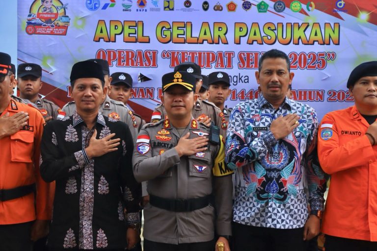 Persiapan Pengamanan Mudik, Kapolres Anambas Pimpin Apel Gelar Pasukan Operasi Ketupat Seligi 2025