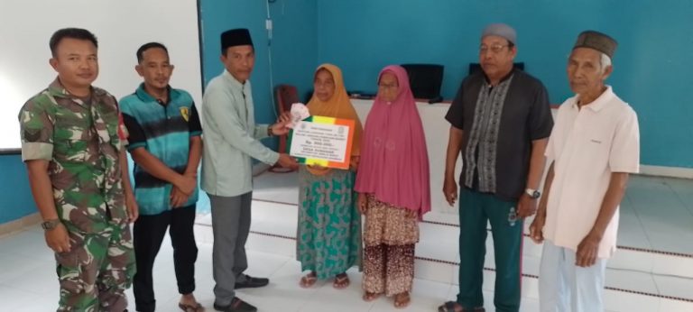 Pemdes Sunggak Salurkan Dana BLT DD Triwulan I 2025