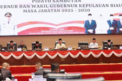 Paripurna Pidato Sambutan Gubernur dan Wakil Gubernur Kepri Masa Jabatan 2025-2030