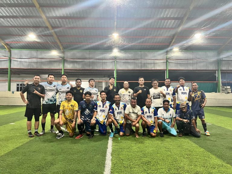 Laga Persahabatan, Tim Media Anambas Tumbangkan Tim Futsal Kejari Anambas