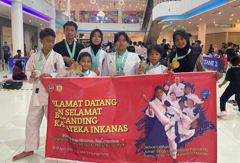 7 Atlet Anambas Sabet 12 Medali Kejuaraan Karate Inkanas Kepri, Pemerintah Diharapkan Peduli