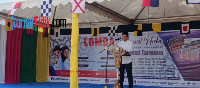 Lanal Tarempa Gelar Lomba Sholawat, Mempererat Silaturahmi dan Bangun Mental Religius