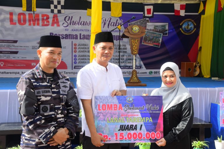 Resmi Ditutup, Tim Soleha MT Nurul Ikhsan Raih Juara Pertama Lomba Sholawat se-Kepulauan Anambas