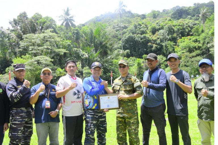 Pembinaan Personel, Lanal Tarempa Gelar Latihan Menembak Bersama Forkopimda
