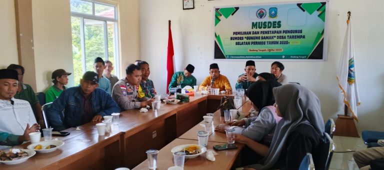Pemdes Tarempa Selatan Tetapkan Pengurus BUMDes Priode 2025-2030