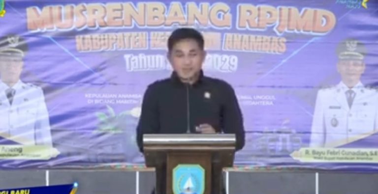 Musrenbang RPJMD Anambas 2025–2029, DPRD Dorong Perencanaan yang Tepat Sasaran dan Berkualitas