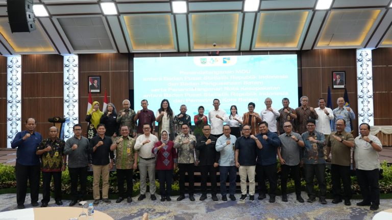 Langkah Konkret Sajikan Data Akurat, BP Batam-Pemko Batam Teken MoU dengan BPS RI