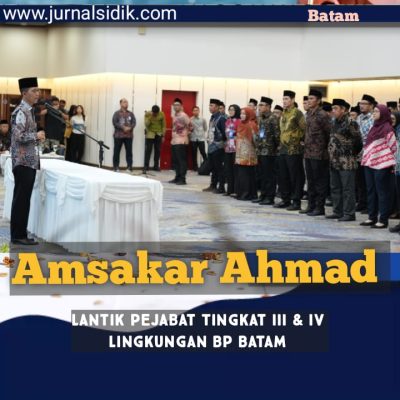 Kepala BP Batam Lantik Pejabat Tingkat III dan IV di Lingkungan BP Batam