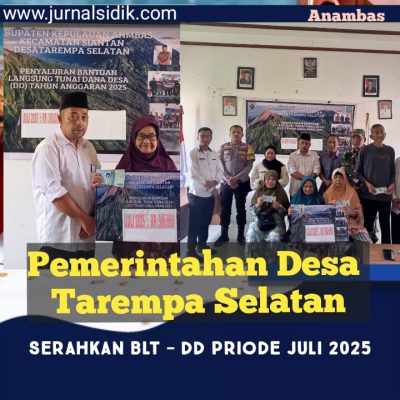 26 KPM Terima BLT Dana Desa Tarempa Selatan Priode Juli 2025