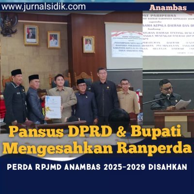 Pansus DPRD dan Bupati Anambas Sepakati RPJMD 2025–2029 dalam Rapat Paripurna