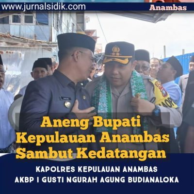 Bupati Aneng Sambut Kapolres Baru dengan Ceria, Siap Bersinergi Bangun Anambas Maju