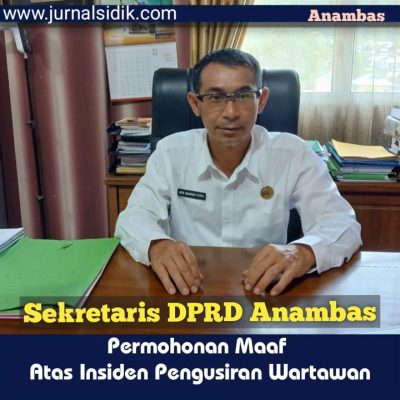 Sekretaris DPRD Anambas Minta Maaf, Pegawainya Usir Jurnalis di Sidang Paripurna APBD-P