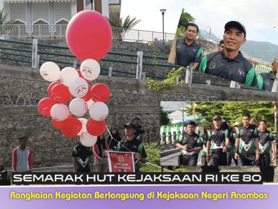 Kejari Anambas Gelar Rangkaian Kegiatan Peringati Hari Lahir Kejaksaan RI ke-80