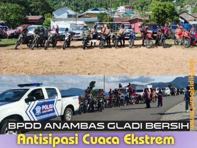 BPBD Anambas Gelar Geladi Bersih Apel Siaga Hadapi Cuaca Ekstrem