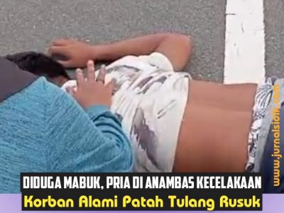 Diduga Mabuk, Pria Anambas Alami Kecelakaan Tunggal dan Patah Tulang Rusuk