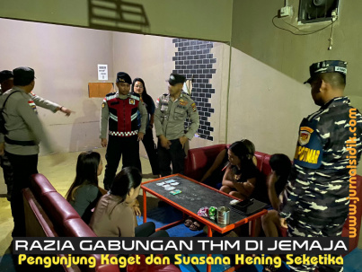 Lagi Nyanyi Sama LC, Petugas Gabungan Datang, Pengunjung THM di Jemaja Kaget
