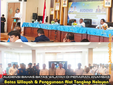 Audiensi Bahas Batas Wilayah dan Penggunaan Alat Tangkap Ikan di Perairan Anambas