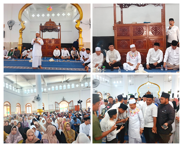 Jemaah Membludak di Masjid Al Kautsar, Tausiah Ustaz Das’ad Latif Disambut Antusias